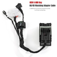 OEM K-008 Key 8A/4D Matching Adapter Cable for BMW Motorcycle Ignition/ Programming Cable for All Keys Lost Matching