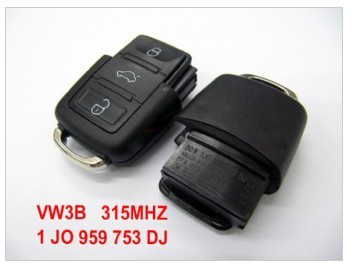 3 Button Remote 1 JO 959 753 DJ 315Mhz for VW For America Canada Mexico China