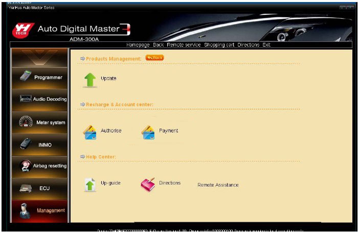 YH ADM-300A Digital Master SMDS III ECU Programming Tool