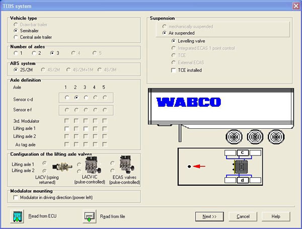 WABCO DIAGNOSTIC KIT (WDI) WABCO Trailer and Truck Diagnostic Interface