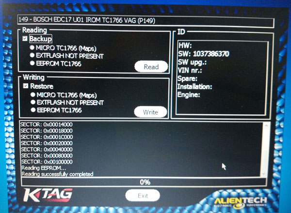 k-tag 2.13 firmware 6.070 support EDC17 MED 17