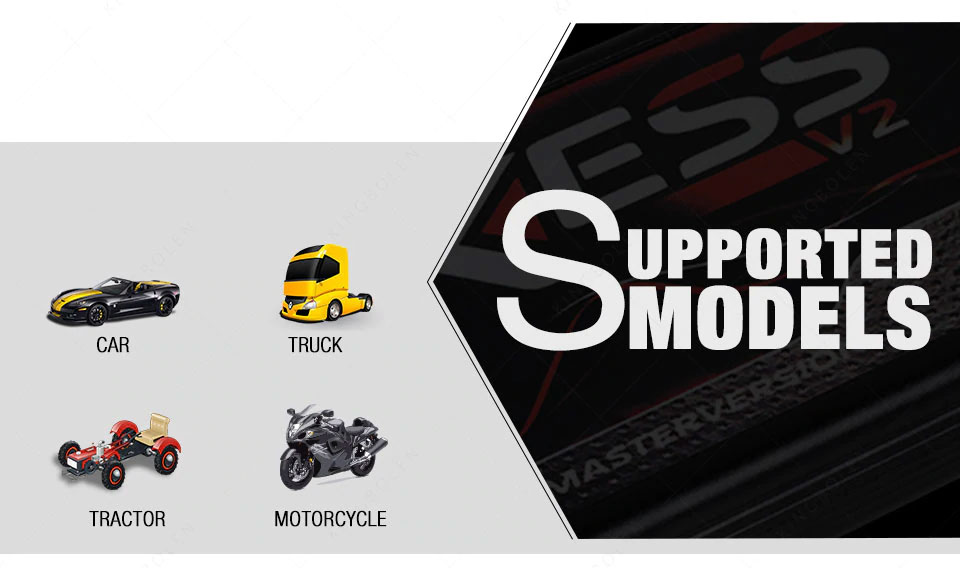  KESS V2 V5.017 can support cars/trucks/tractors/bikes!