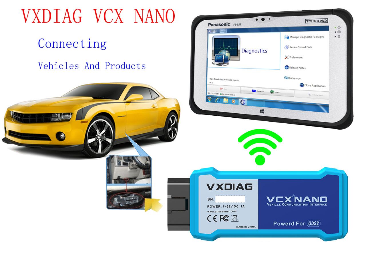 VXDIAG NANO GM wifi Connect