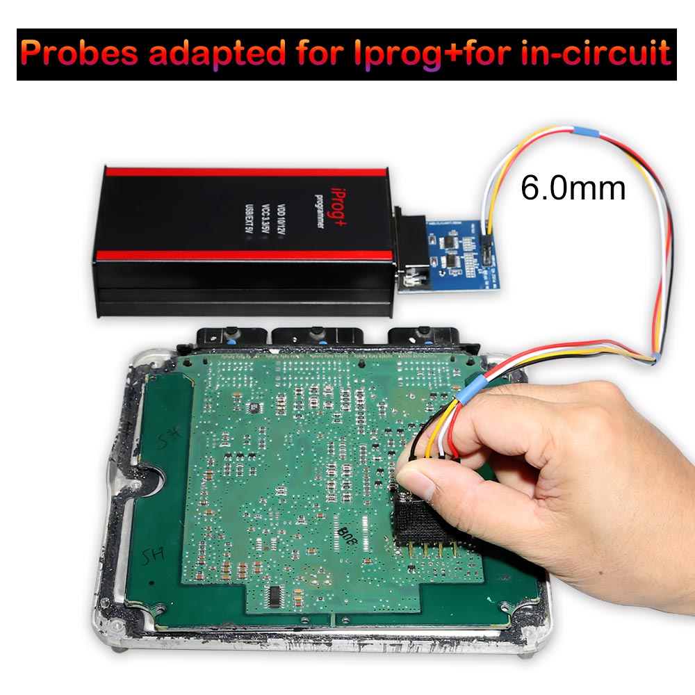 Probes adapted for IPROG+  in-circuit 03