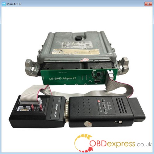 how to use Yanhua Mini ACDP Mercedes Benz DME clone   5