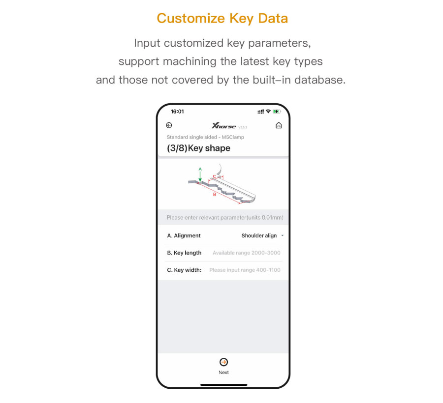  Customize Key Data
