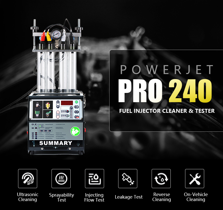SUMMARY POWERJET PRO 240 Injector Cleaner & Tester-1