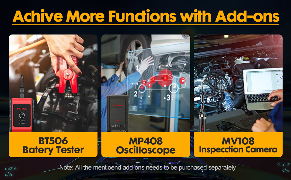 autel MK906 pro achinve more functions