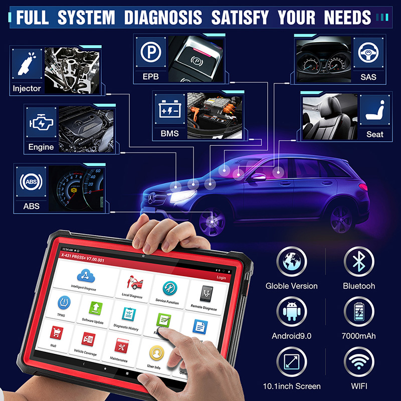 LAUNCH X431 PRO3S+ full system diagnostic