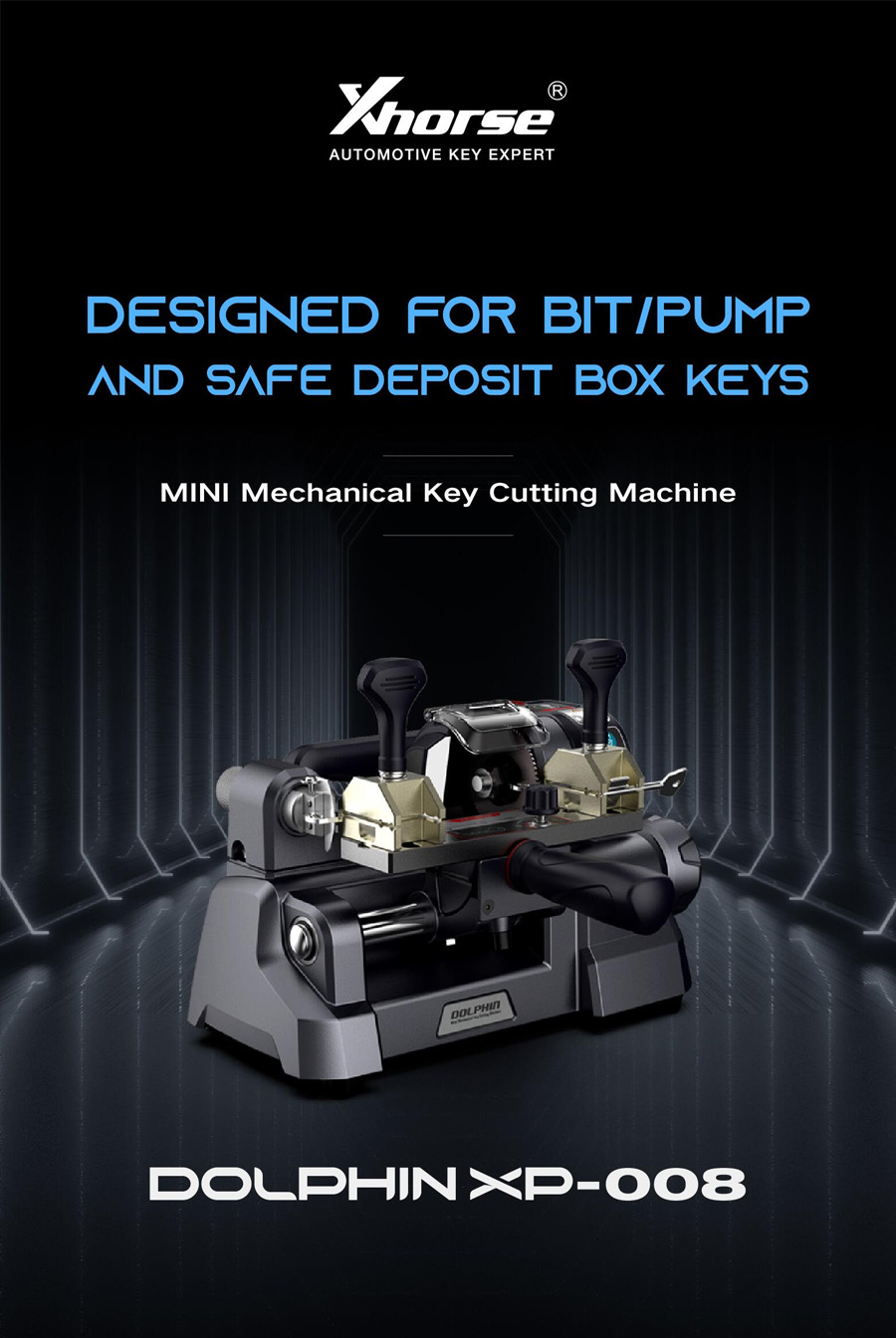 Xhorse DOLPHIN XP008 MINI Mechanical Key Cutting Machine -1