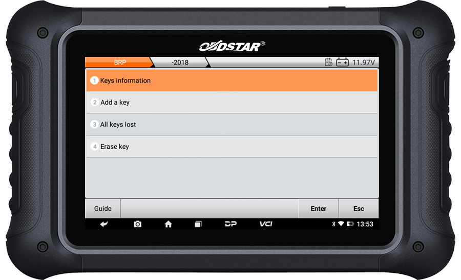 OBDSTAR MK70 Interface Display-9