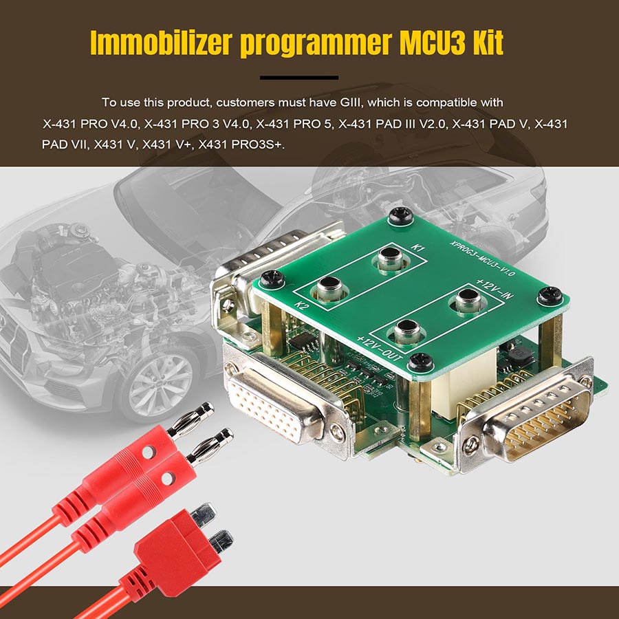 Launch X431 XPROG3 IMMO Programmer MCU3 Adapter Board Kit-1