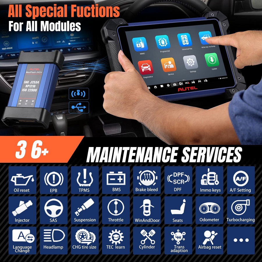 Autel IM608 II 36+ Advanced Service Functions