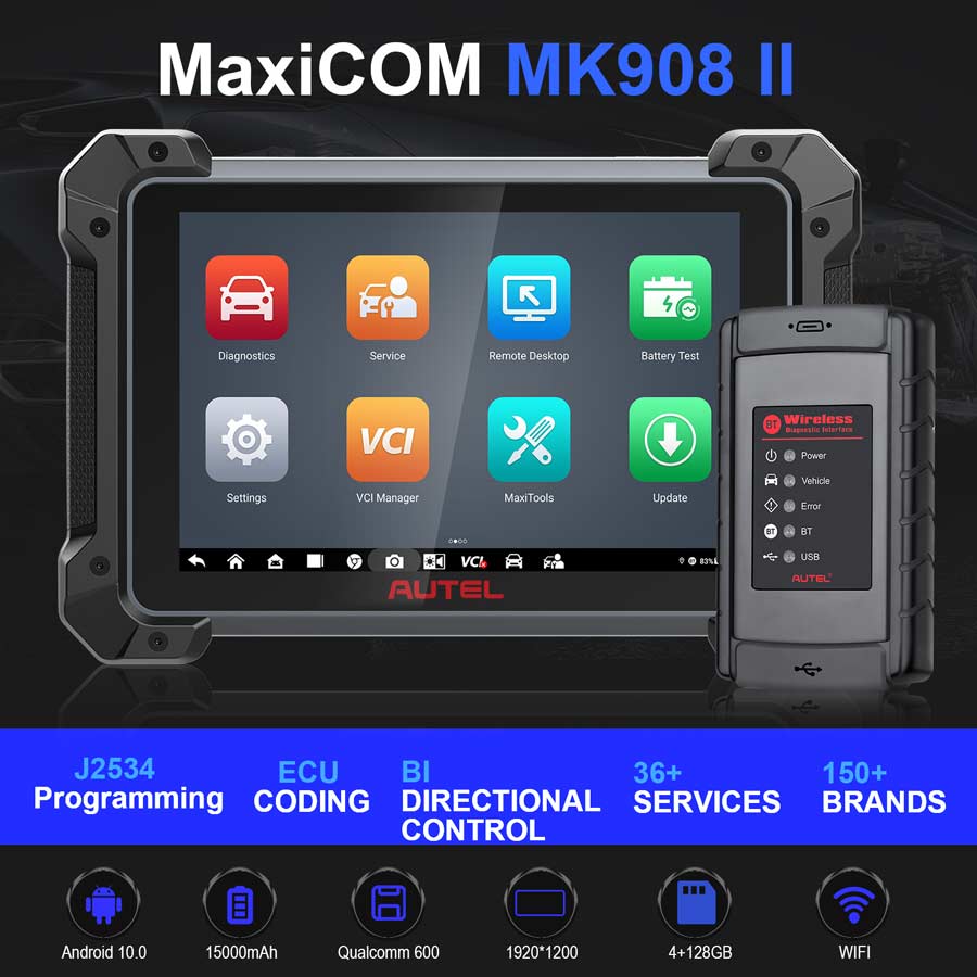 Autel MaxiCOM MK908 II Diagnostic Tablet