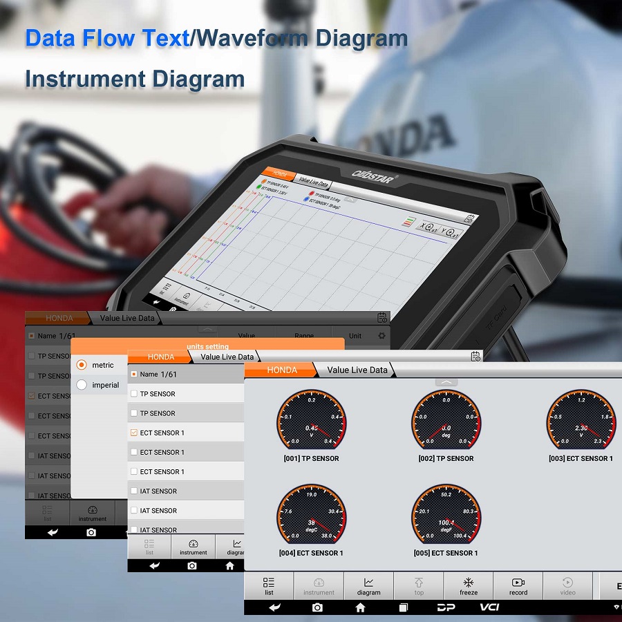 OBDSTAR D800 B Diagnostic Scanner for Marine (Jet Ski/ Outboard)-3