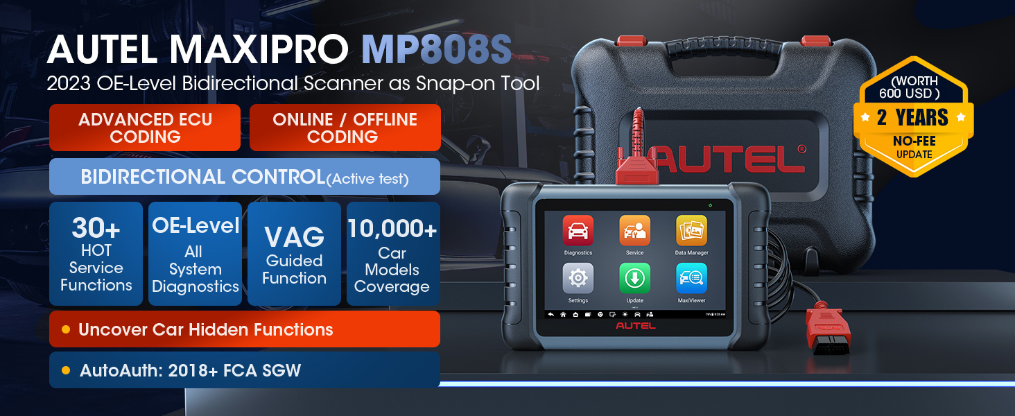 Autel MaxiPRO MP808S Full System Scanner Tool
