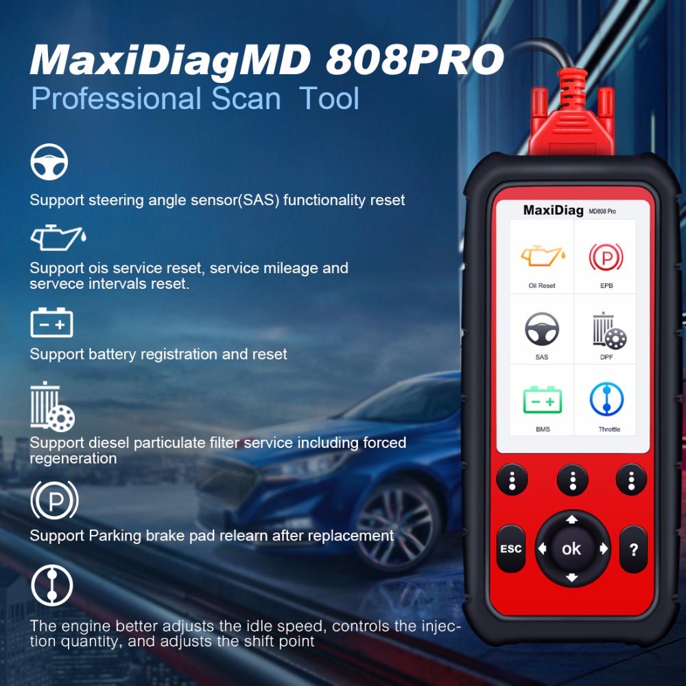 AUTEL MaxiDiag MD808 Pro Full System Diagnostic Tool-3