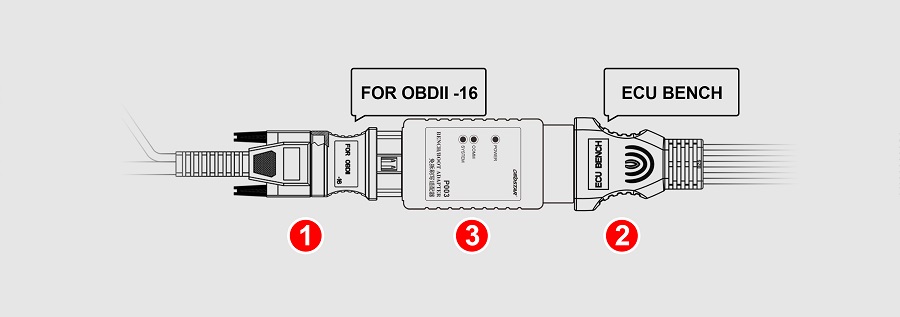 OBDSTAR P003 Harness Connection Diagram-1
