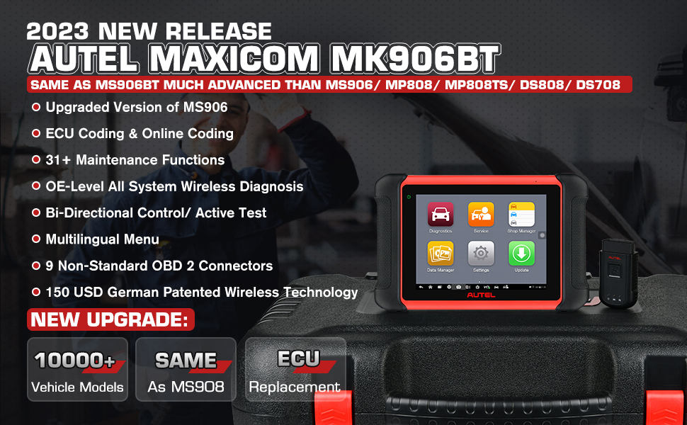 Autel MaxiCom MK906BT Scanner