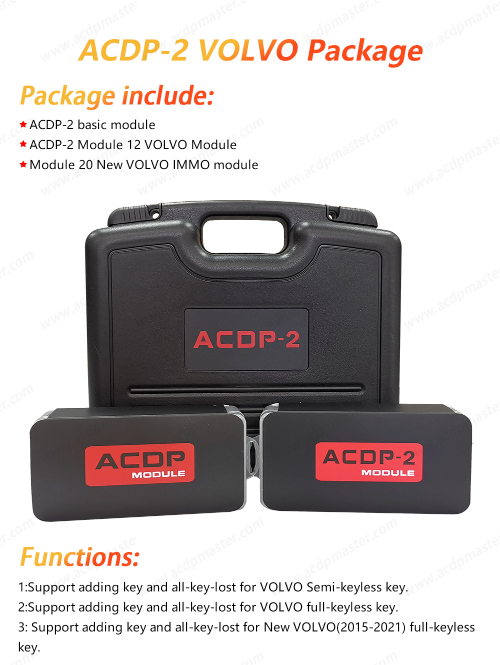 Yanhua Mini ACDP 2 VOLVO Package