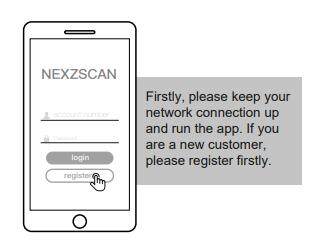 NexzScan register 