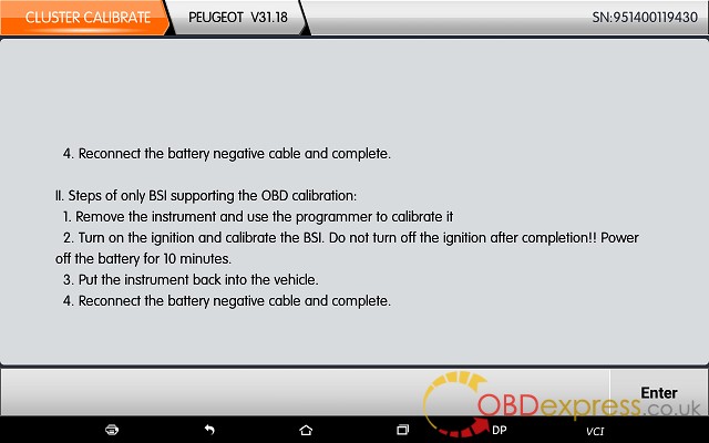 obdstar x300 dp plus Peugeot Citroen mileage programming coverage 25