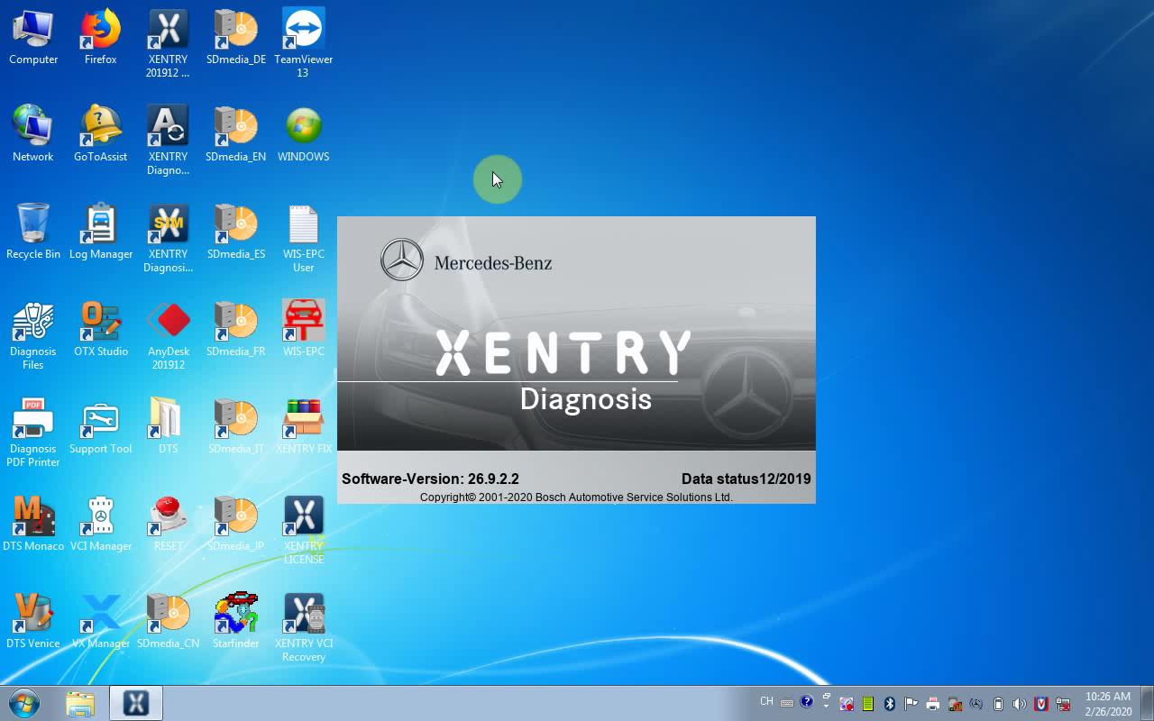 Active Vxdiag Benz Xentry Epc Wis 03