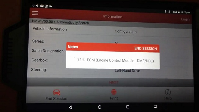 launch x431 how to code e60 bmw 535xi n54 injectors 12