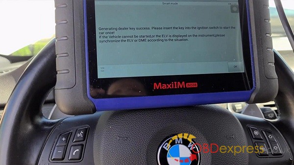 2011 BMW M3 CAS3+ key add via Autel MaxiIM508 + XP400 17