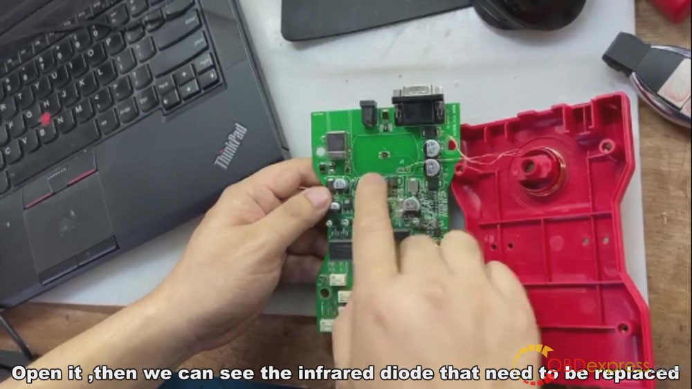 How to replace CG MB Infrared Diode 2