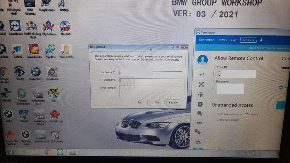 BMW ICOM software activation tutorial