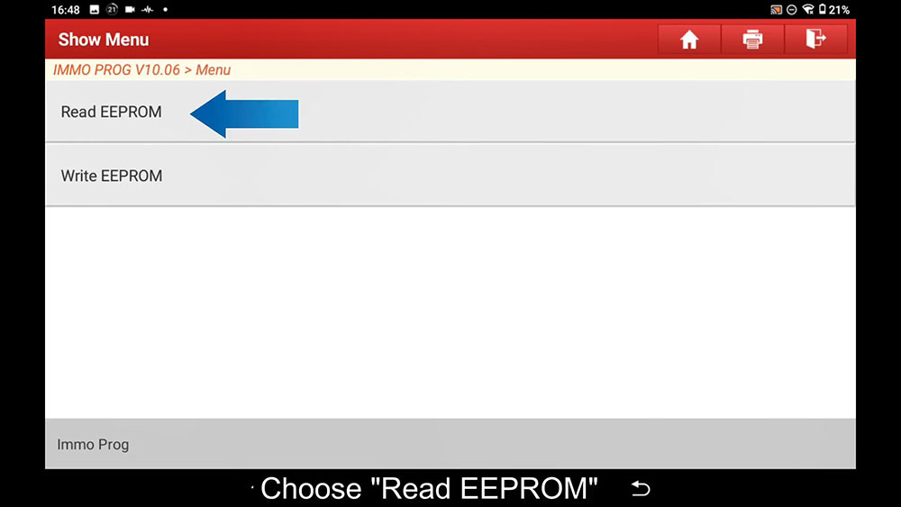 How to use Launch series to read and write EEPROM
