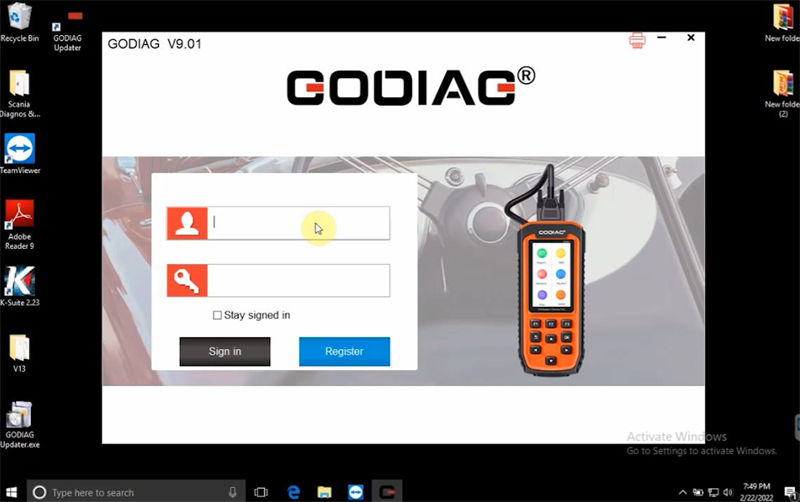 GODIAG GD201 Upgrade OS System