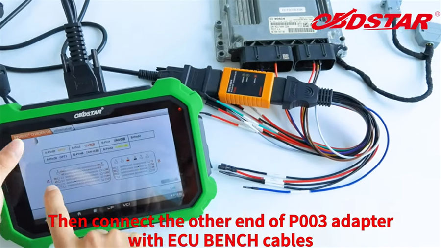 OBDSTAR P003 Kit reads ECM Pincode