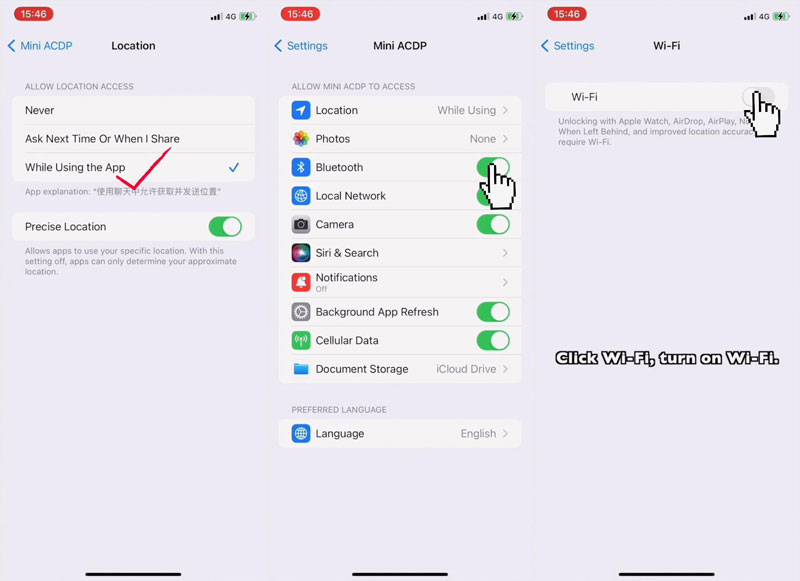 Yanhua Mini ACDP connected to mobile phone APP tutorial (IOS)