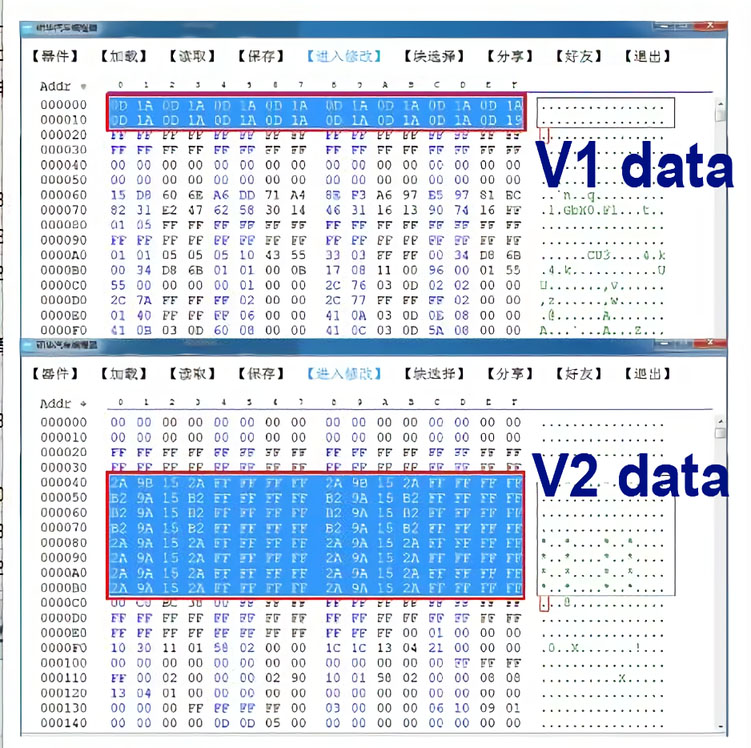 Yanhua erases 35128 chip data