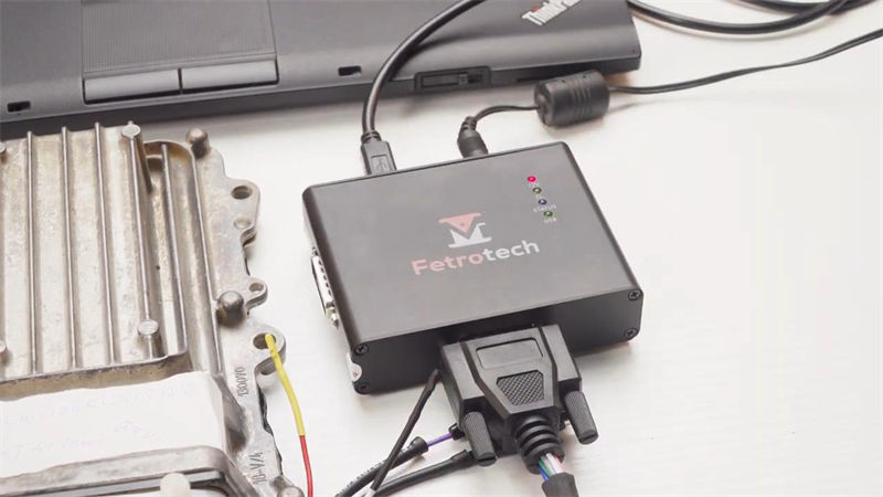 read MED9 ECU Flash data with Fetrotech Tool