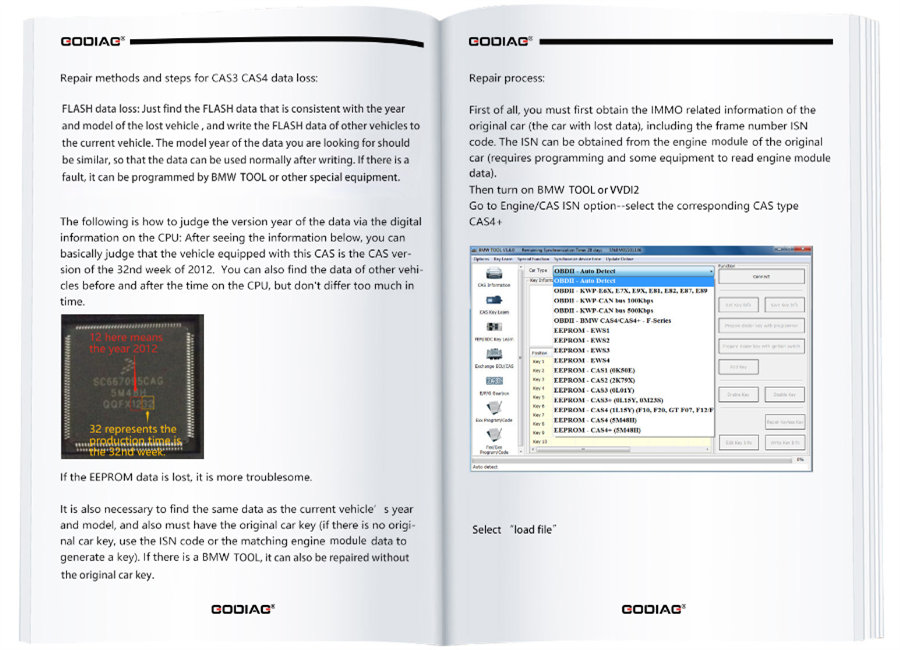 GODIAG Key Tool Plus Practical Instruction Book