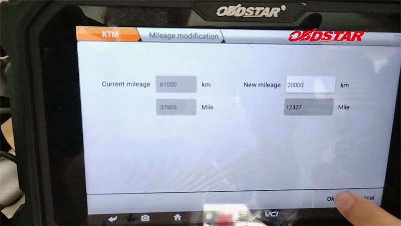 Recalibrate 2014 KTM 1190 Odometer With OBDSTAR MS80