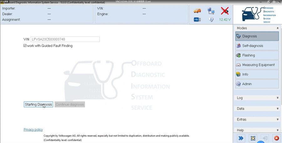 Download and install VNCI 6154A software
