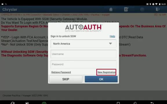 activate AutoAuth account on Launch X431 tool