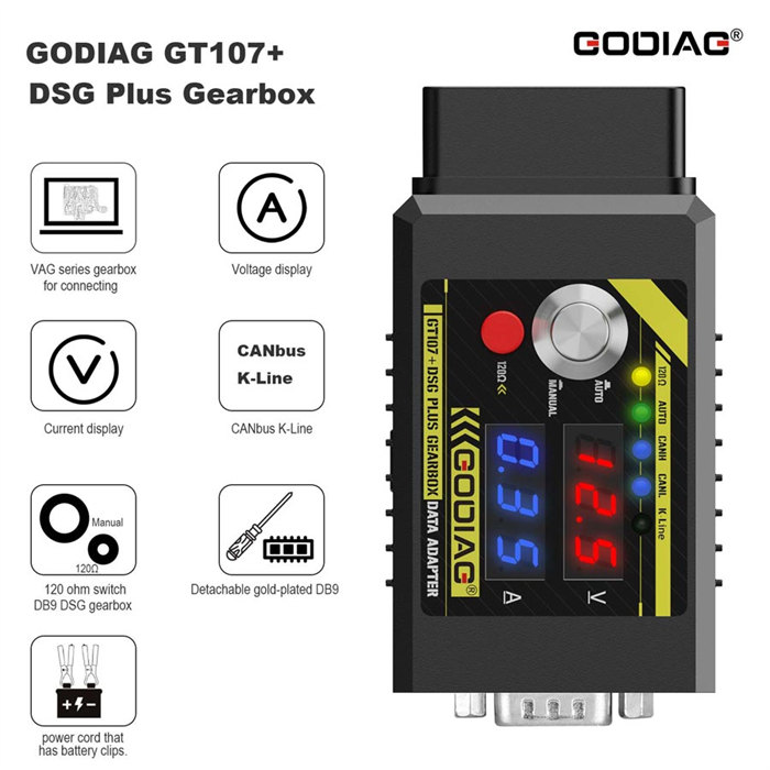 Difference between Godiag GT107+ DSG Plus and GT107 DSG