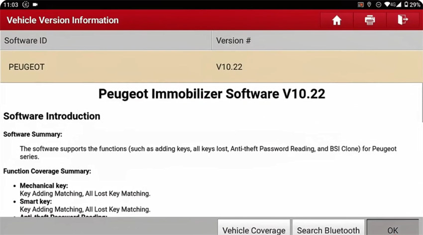 Launch X431 IMMO Plus key programming for Peugeot 408 all key lost