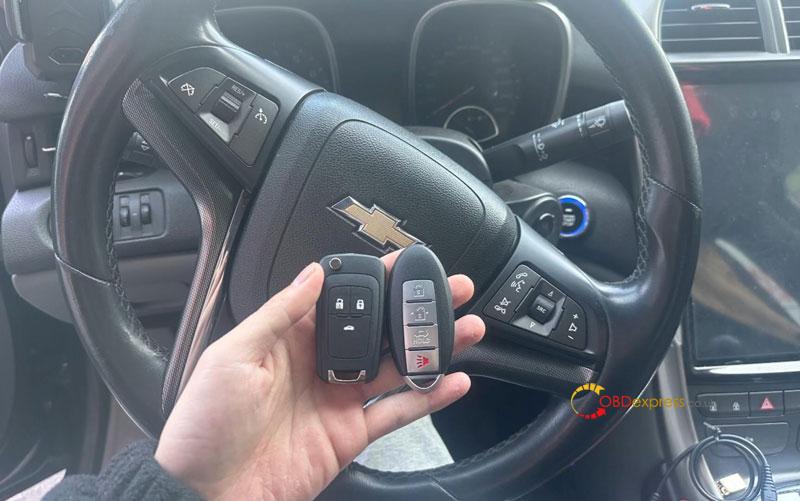 Launch X431 IMMO Plus add keys for 2018 Chevrolet Cruze