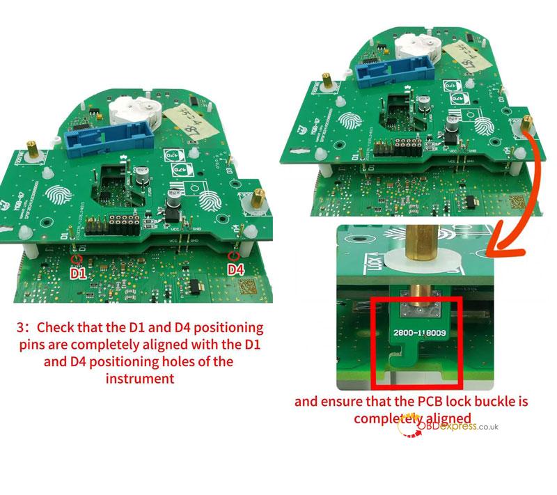 How to install Yanhua ACDP Module 33 MQB-87 lock fastening interface board